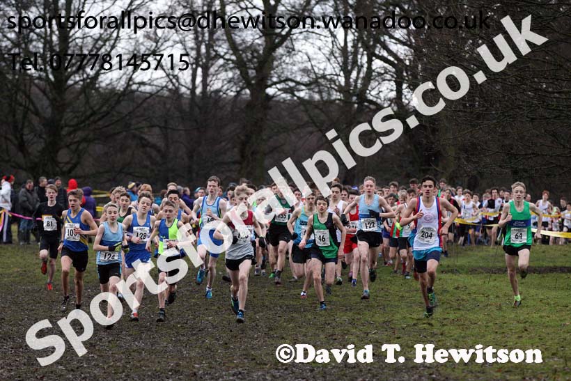 Boys under-15s Northern Cross Country, Knowsley Safari Park. Photo: David T. Hewitson/Sports for All Pics